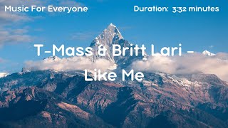 T-Mass & Britt Lari - Like Me 🎶[No Copyright Music]🎶