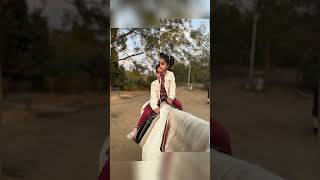 Meena love horse riding #mashallah #alhamdulillah #meena #horseriding #friends