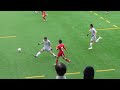 香港vs關島 2011國際青年足球邀請賽u15 片段13之10號瀟洒一傳