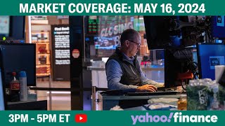 Stocks pull back from records after Dow touches 40,000 for first time | May 16 Yahoo Finance