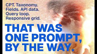 How long would this take you? WordPress CPT, ACF fields, fetch data, query loop — one AI prompt