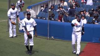 2013/3/13　横浜DeNAベイスターズ 試合前キャッチボール