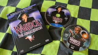 WARLOCK 2: THE ARMAGEDDON NSM Mediabook Blu-Ray Unboxing Julian Sands