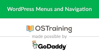 WordPress Beginner Tutorial #28: WordPress Menus and Navigation