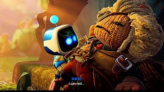 Astro Bot In Sackboy World All Cutscenes Full Game Movie