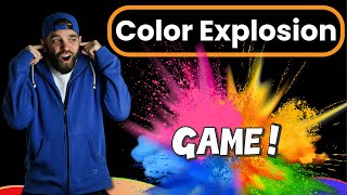 Color EXPLOSION Game! | What Color Is It? | ESL Learning Games