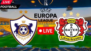 Leverkusen vs Qarabag FK Live Match Uefa champions league 2024 | Qarabag vs Bayer leverkusen
