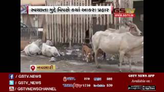 Navsari becomes dump yard, opposition party says 'Swachh Bharat Abhiyan' fails