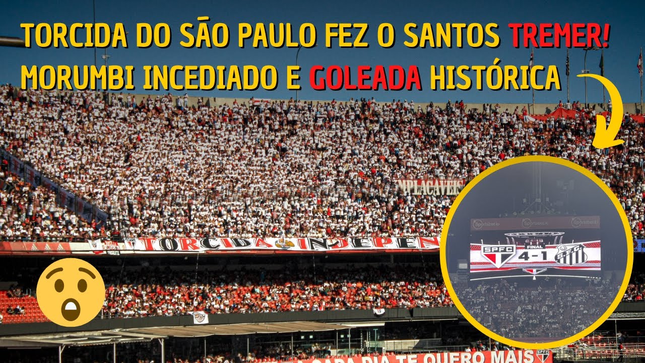 😱 "ARERÊ, O SANTOS VAI JOGAR A SÉRIE B" GOLEADA HISTÓRICA NO CLÁSSICO ...