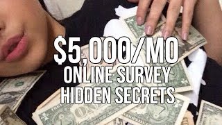 How to Make $5,000/month Doing ONLINE SURVEYS