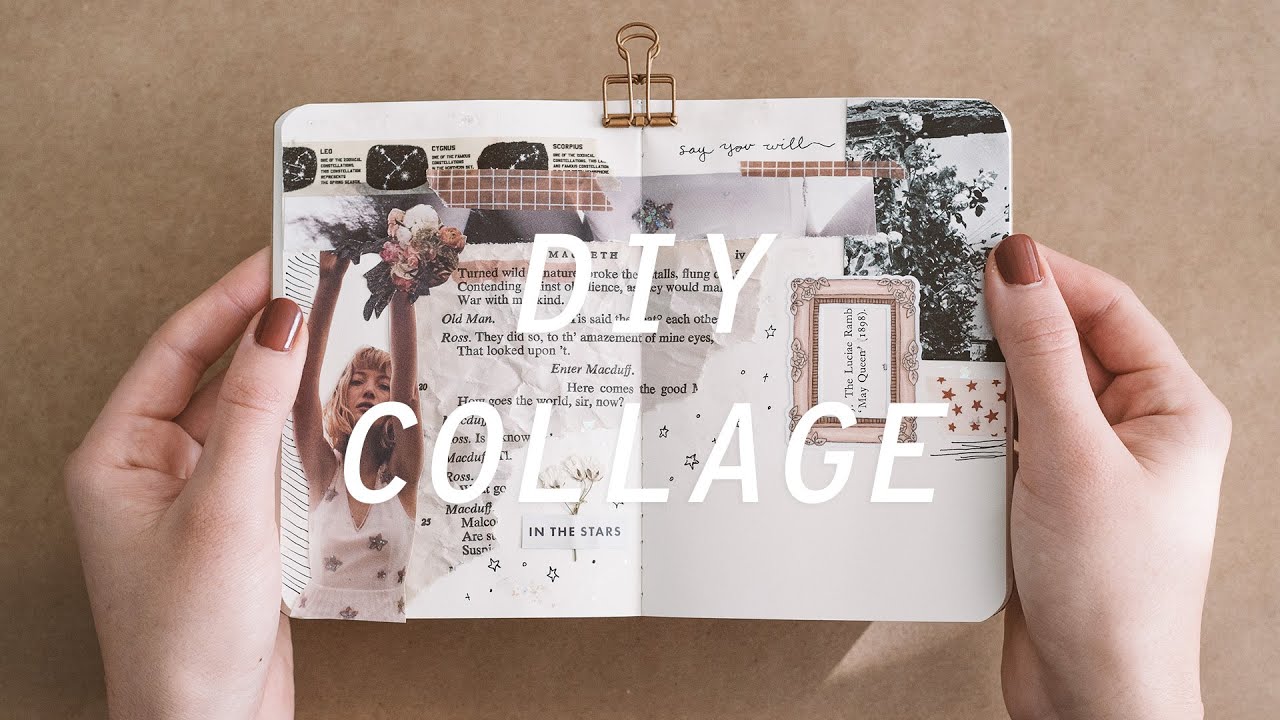 Diy Paper Collage Youtube