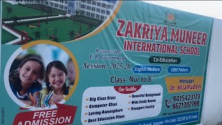 GRAND OPENING : ZAKRIYA MUNEER INTERNATIONAL SCHOOL | ADMISSION OPEN SESSION 2025/2026 : #school