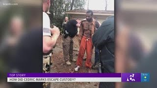 How did Cedric Marks escape custody?