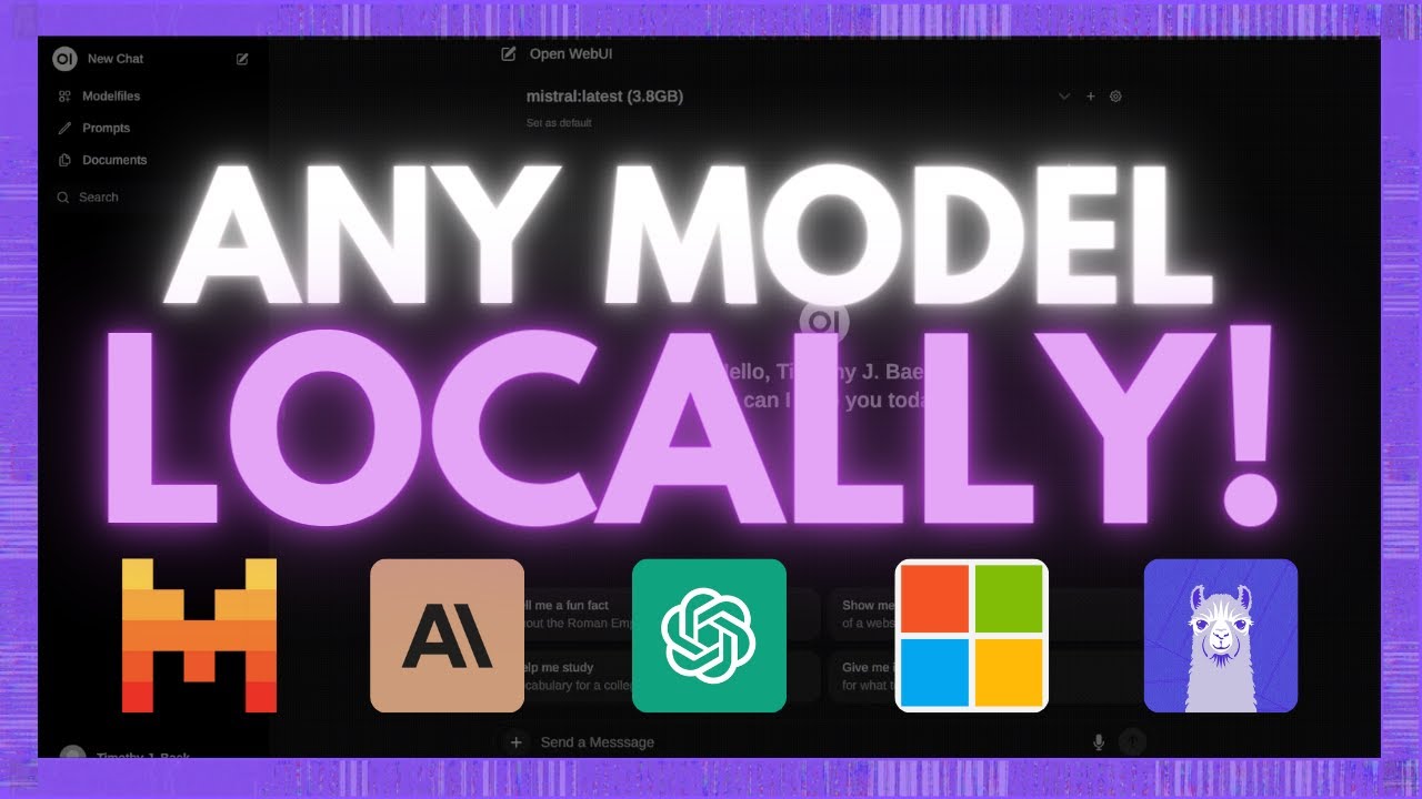 How To Install Any Llm Locally Open Webui Ollama Super Easy How To Install Any Llm Locally Open Webui Ollama Super Easy