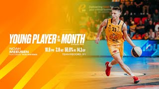 Noah Meeusen is the BNXT Young Player of the Month for October  #bnxtleague