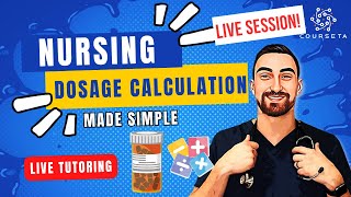 Live Session: Nursing Dosage Calculation Review | Comprehensive Practice Problems | Intulect Nursing