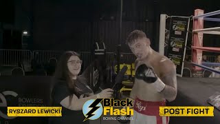 RYSZARD LEWICKI POST FIGHT INTERVIEW | FIGHT FOR GLORY