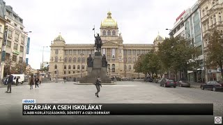 Bezárják a cseh iskolákat