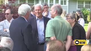 Mike Pence stumps in Iowa while mulling White House bid