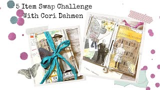 5 Item Swap (Swap With A Pal) with Cori, Creating With Scraps