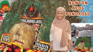 Nyembur & Makan Api | Salto & Pecut 🦁🤸‍♂️🦚 | Nonton REOG PONOROGO | Atraksi Seru Lucu Boso Suroboyo