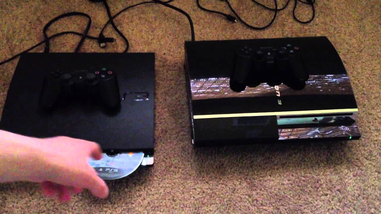 PS3 Slim Vs PS3 "fat" Part 2 - YouTube