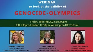WEBINAR on the validity of “Winter-Olympics- Beijing-2022” - THE GENOCIDE-OLYMPICS