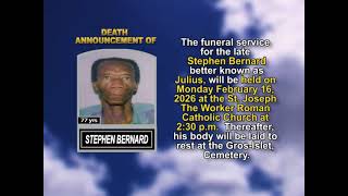 Stephen Bernard ~ Short Obituary