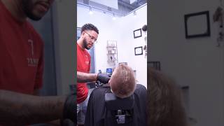 Skin fade on blond hair #hair #barber #blonde #haircut #transformation #men #blessed #video #shorts