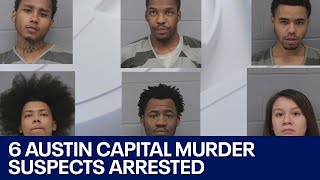 Austin crime: 6 capital murder suspects arrested after deadly 2024 shooting | FOX 7 Austin