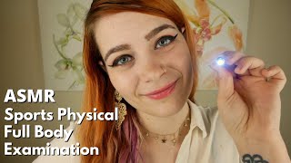 ASMR Sports Physical | Full Body Examination | Soft Spoken Medical RP