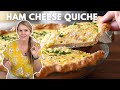 SUPER EASY Ham and Cheese Quiche Recipe!!