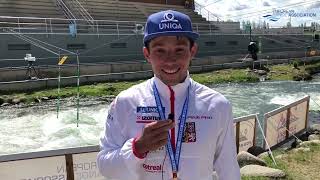 Jiri Prskavec - 2022 MK1 European Canoe Slalom Champion