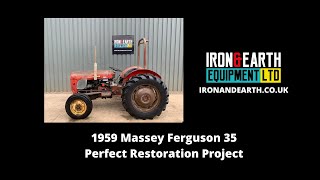 1959 Massey Ferguson 35 Compact Tractor