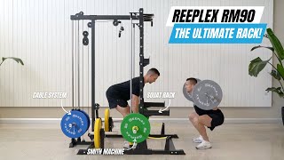 Smith Machine + Cable + Squat Rack ALL IN ONE! - Reeplex RM90