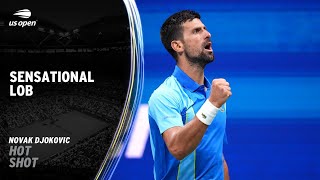 Novak Djokovic Stuns With Sensational Lob | 2023 US Open