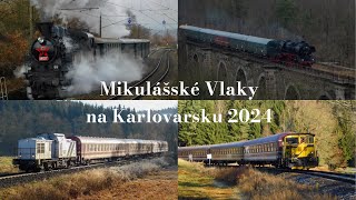 Mikulášské vlaky na Karlovarsku 2024 +bonus