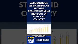 City of Albuquerque seeing influx of records requests coming from out of state and country