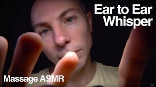 ASMR Whispering Ear to Ear Hand Movements & Touching