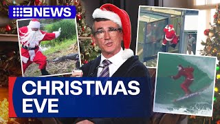 Celebrations kick-off across the country for Christmas Eve | 9 News Australia