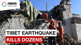 Powerful earthquake kills dozens in Tibet, rattles Nepal