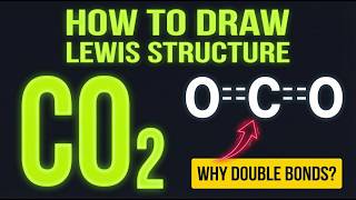 How To Draw Lewis Structure For Co2 Carbon Dioxide Step By Step Tutorial