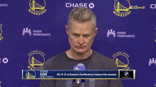 Steve Kerr Postgame Interview - Steph Curry’s 60 points not enough as Warriors fall to Hawks in OT