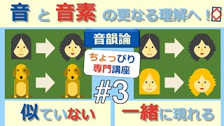 音素的対立：音声的類似性あるいは相補分布を満たさない場合【音韻論#3】