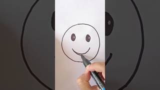 How to Draw a Smiley Face | Drawing