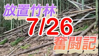 放置竹林奮闘記【サラリーマンが竹を切る日々】2023/07/26