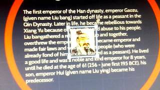 R.I.P Liu bang (first emp of the han empire)
