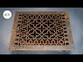 100 Year Old Heating Vent Restoration