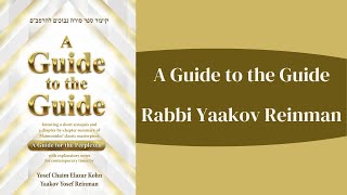 A Guide to the Guide – Rabbi Yaakov Reinman