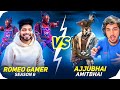 Ajjubhai + Amitbhai VS Romeo With Season 6😱- Suspicious Match Ever😍- Garena Free Fire